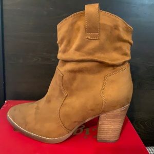 Light Brown Suede Boot